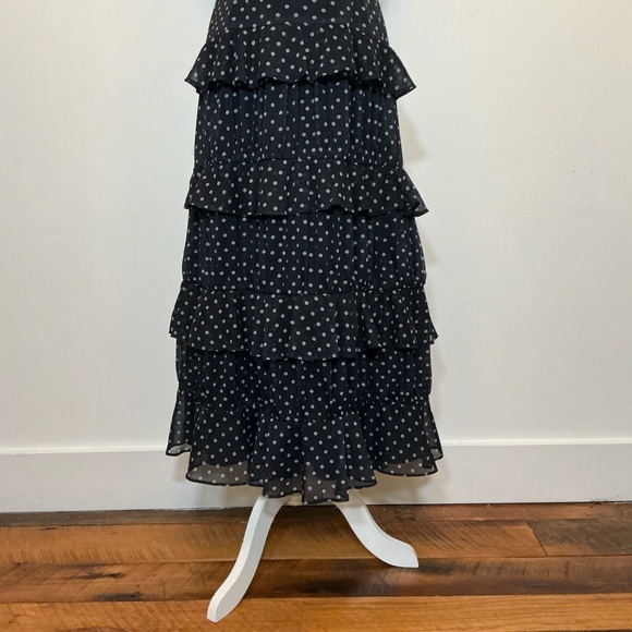 La Maison Talulah Polka Dot Tiered Ruffle Maxi Dress SAMPLE Size S - Picture 6 of 8